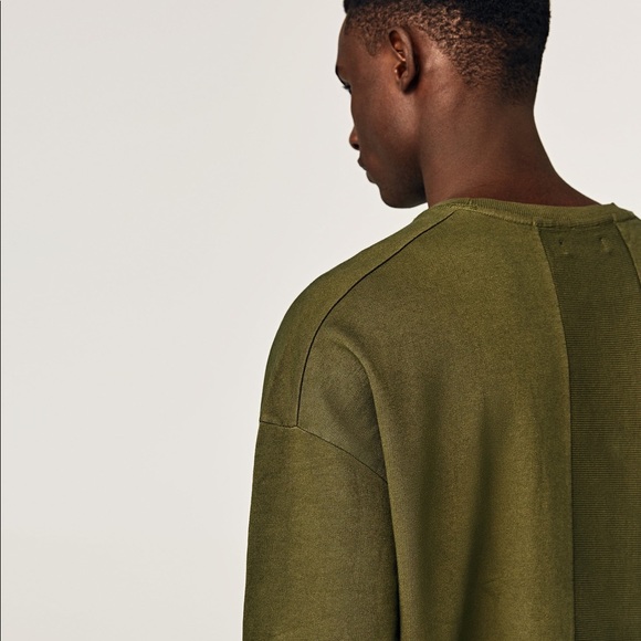 Zara Men Oversized sweatshirt -size M (BNWT) - Picture 7 of 9